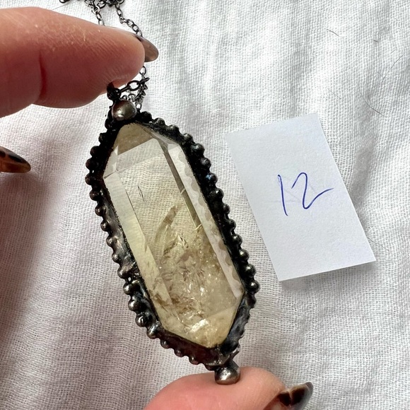 * NEW STOCK! * DT Citrine Chakra Clearing Necklace Pendant - Picture 11 of 16